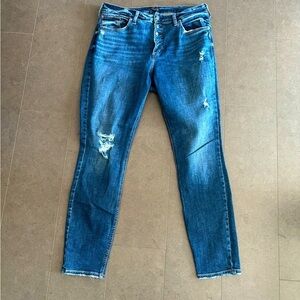 Silver Avery skinny jeans size 34